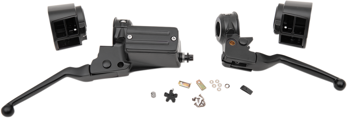 Controles de manillar DRAG SPECIALTIES - Cilindro maestro de 11/16" - Negro 07-0543MBNU