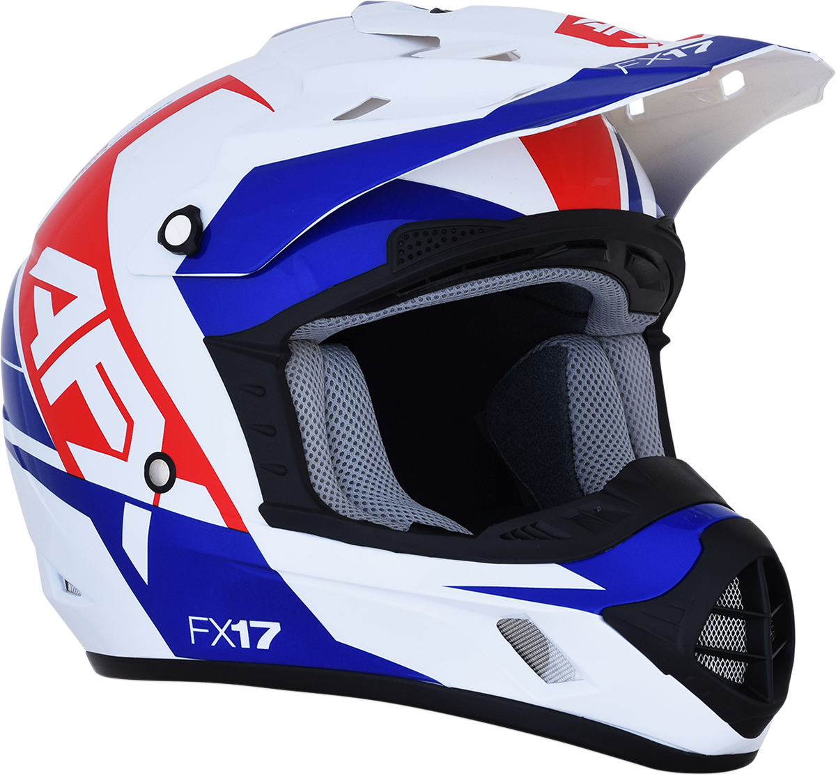 AFX FX-17 Motorcycle Helmet - Aced - Red/White/Blue