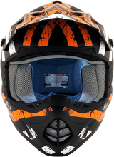 AFX FX-17 Motorcycle Helmet - Attack - Matte Black/Orange - XS 0110-7154
