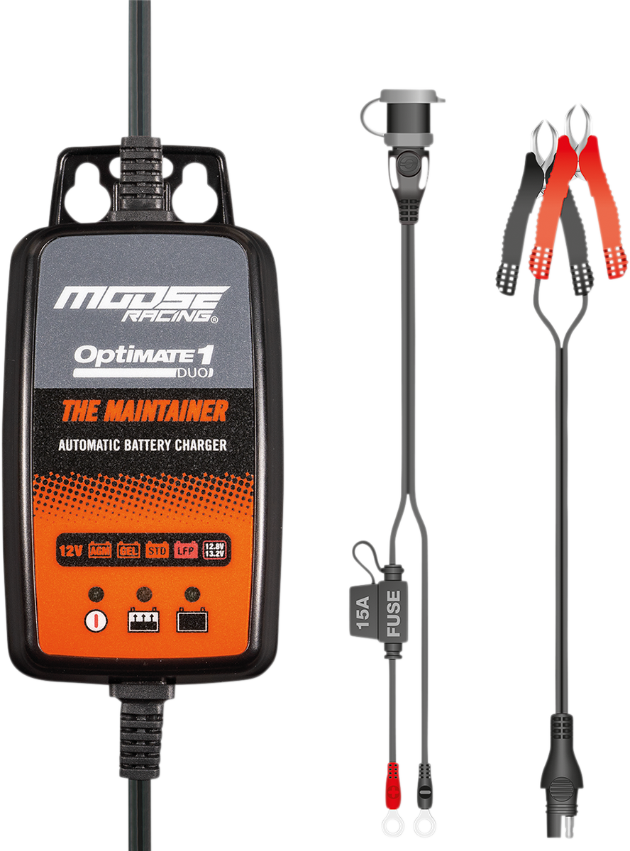 Cargador Optimate 1 de MOOSE RACING - DUO TM-611 