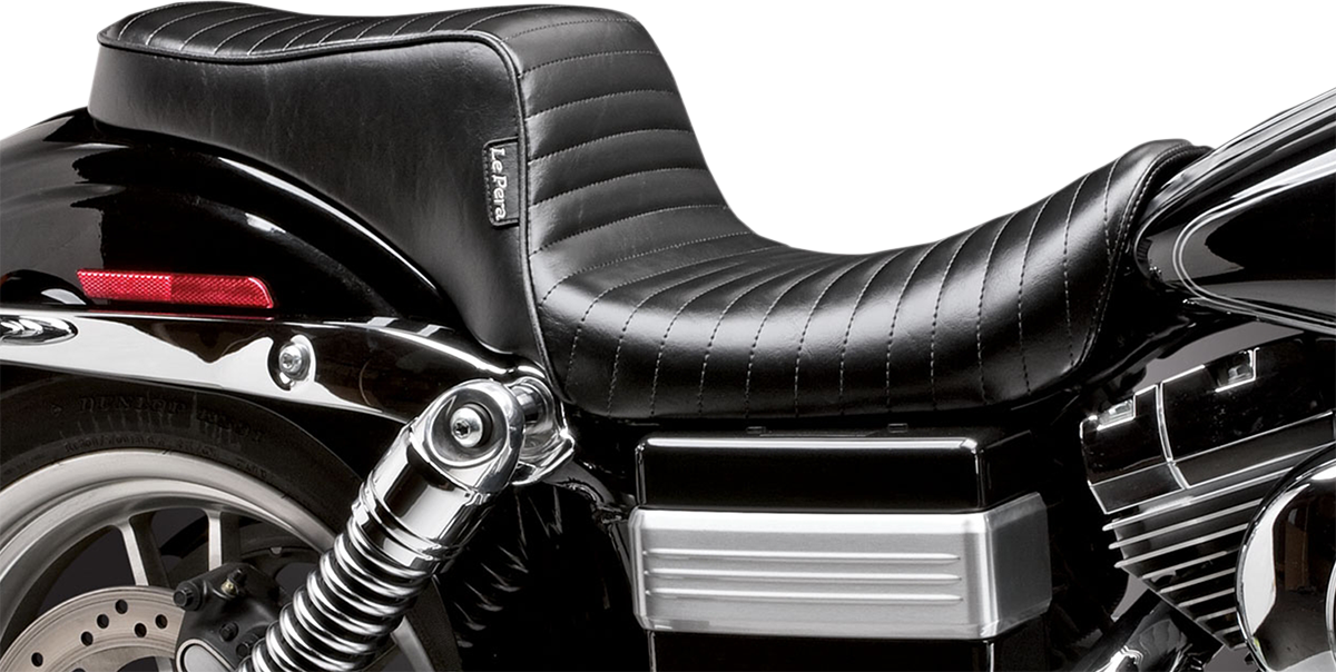 Asiento Cherokee LE PERA - Plisado - Negro Wide Glide FXDWG 1996-2003 LN-023PT