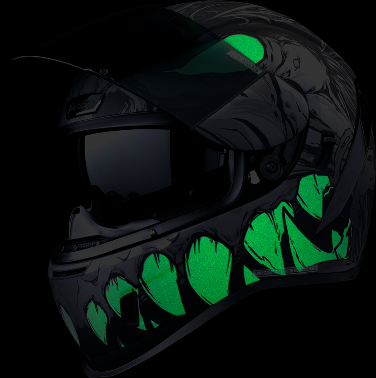ICON Airform™ Motorcycle Helmet - Manik'RR - MIPS® - Dark Black - 2XL 0101-17008