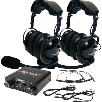 Kit de intercomunicador/auriculares NAVATLAS - 2 asientos - Negro 4402-0978 