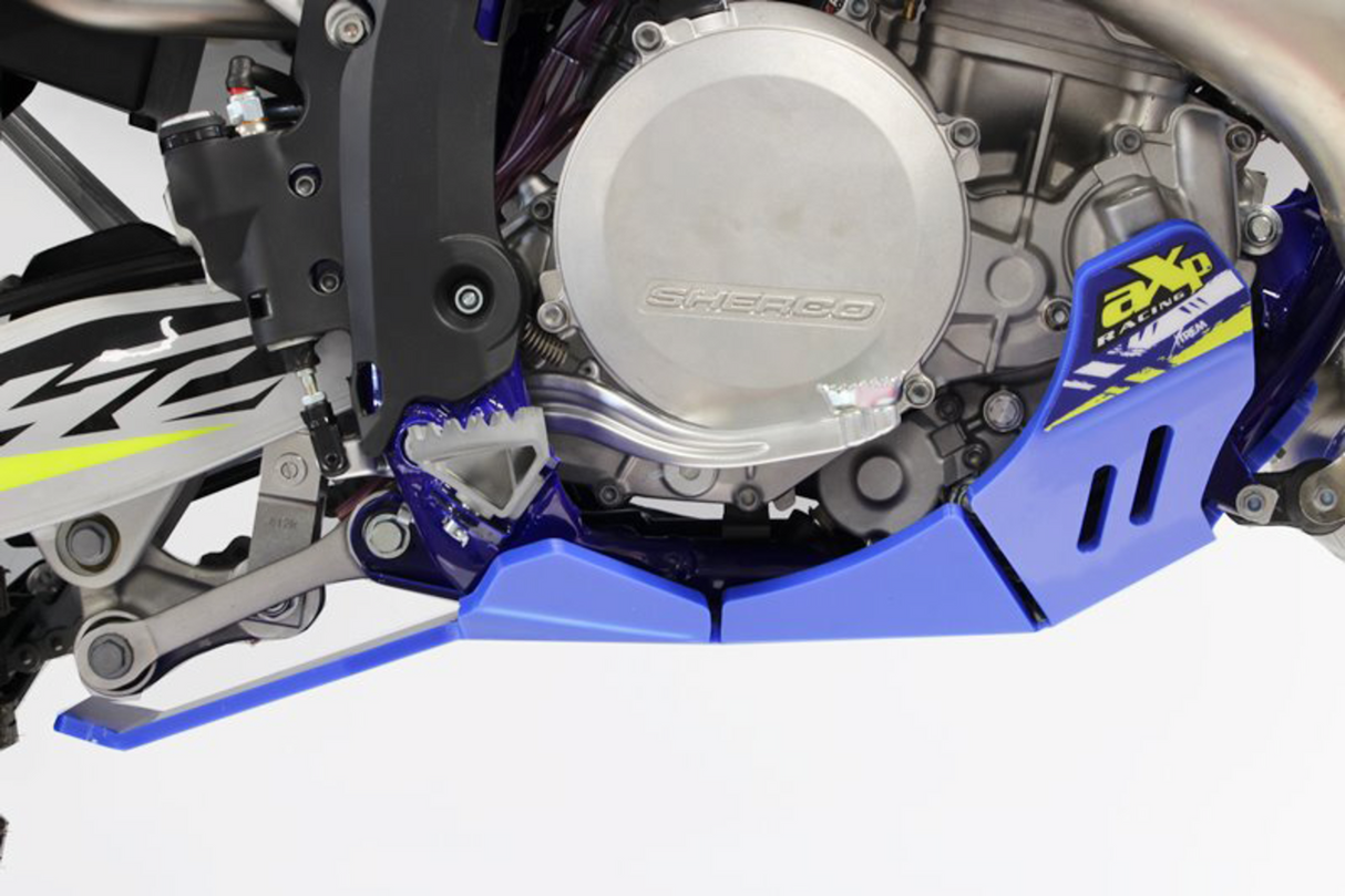 Protector de bajos AXP RACING Xtrem - Azul - Sherco AX1434