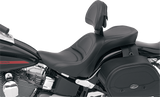 Asiento SADDLEMEN - Explorer - Con respaldo - Cosido - Negro - FL/FX '06-'17 806-12-030