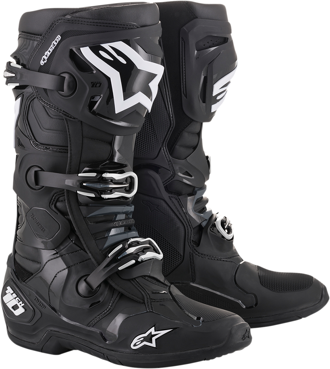 Botas ALPINESTARS Tech 10 - Negras - Talla 8 de EE. UU. 2010020-10-8