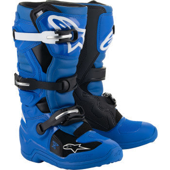 ALPINESTARS Youth Tech 7S Boots - Blue/Black/White - US 3 2015017