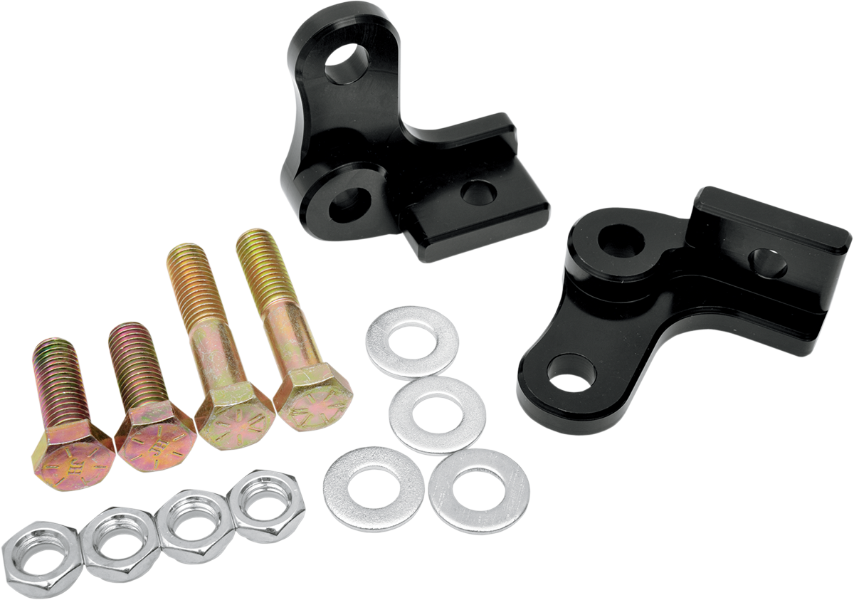 LA CHOPPERS Rear Lowering Kit - Black Powder Coated - Lowers 1