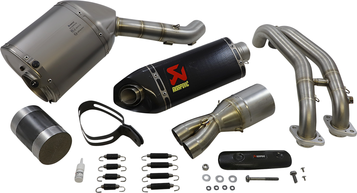 Escape Akrapovic Aprilia Tuono 660 / RS 660 2021-2024 Sistema completo Racing Line Fibra de carbono S-A6R4-HAPC