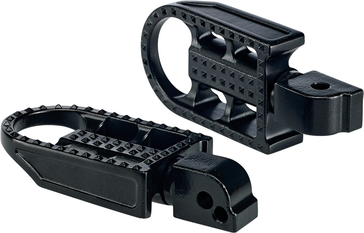 Estriberas BILTWELL Mushman - Estándar - Galvanizadas en negro 7002-201-04 