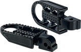 Estriberas BILTWELL Mushman - Estándar - Galvanizadas en negro 7002-201-04 