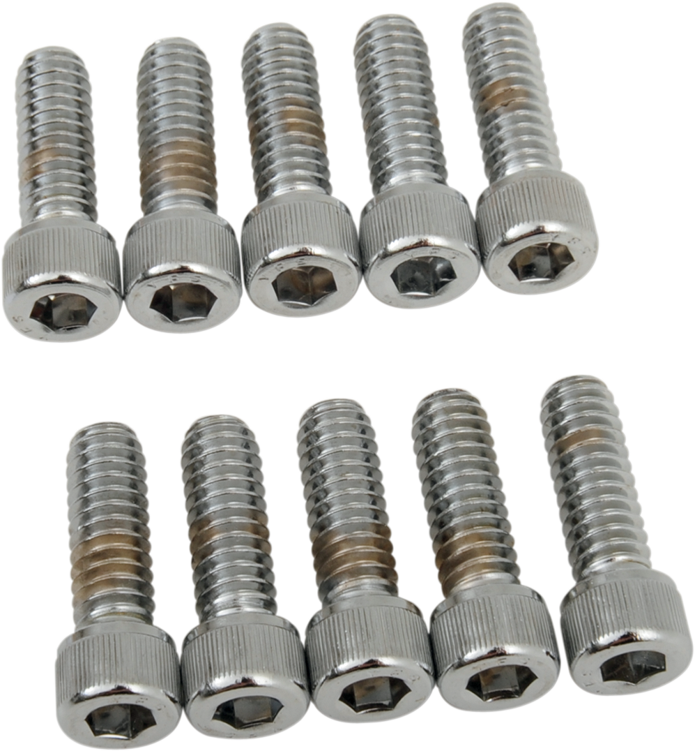 Pernos DRAG SPECIALTIES - Cabeza hueca - Moleteados - 1/4-20 x 3/4" MPB179