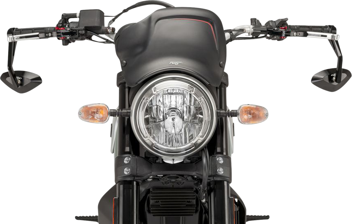 PUIG HI-TECH PARTS Placa frontal para parabrisas - Scrambler 9177J