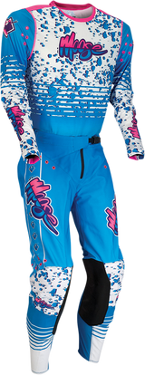 Camiseta Agroid de MOOSE RACING - Azul/Rosa/Blanco - Talla pequeña 2910-6386 