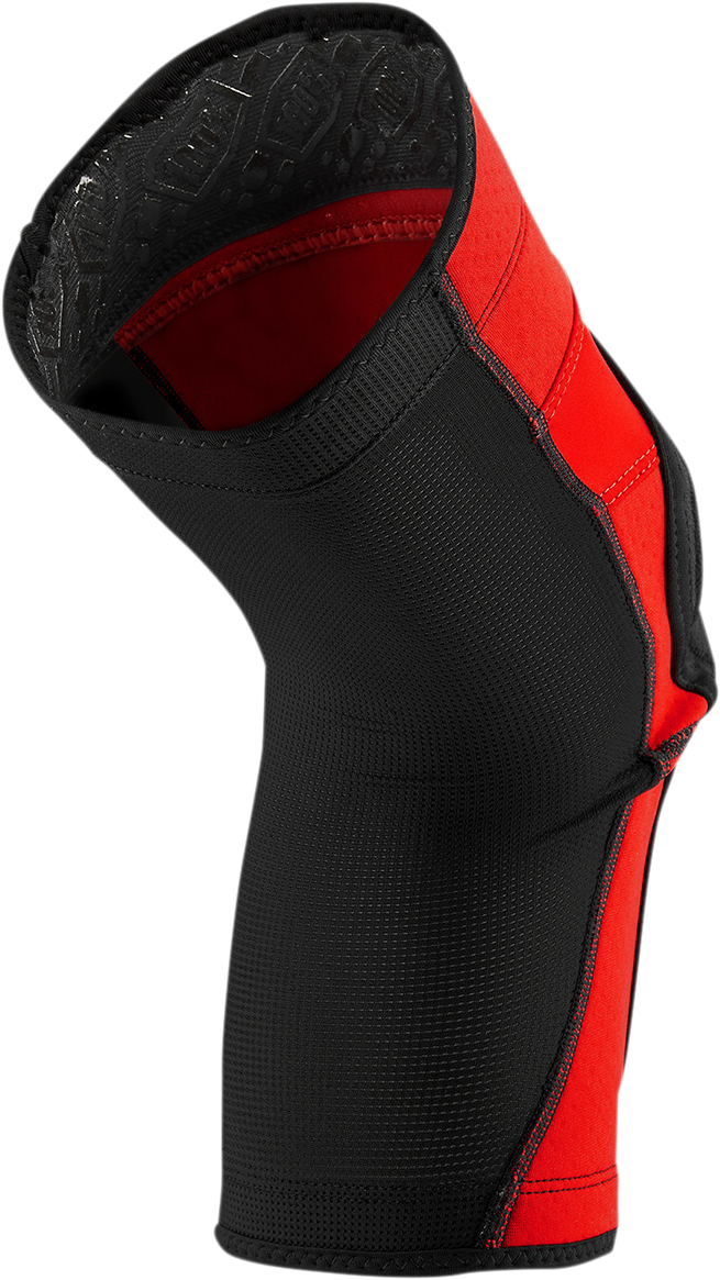 Rodilleras 100% Ridecamp - Rojo/Negro - Medianas 70001-00010