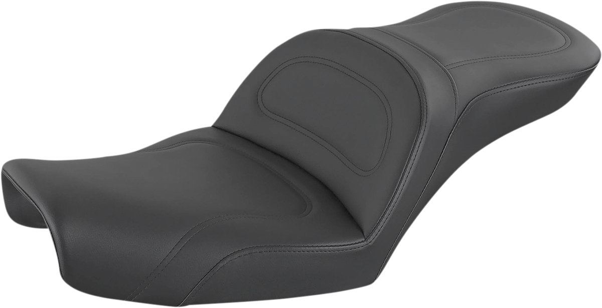Asiento SADDLEMEN Explorer - Sin respaldo - Cosido - Negro - Dyna 896-04-0291 