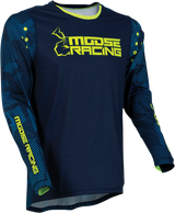 Camiseta Agroid de MOOSE RACING - Azul marino/alta visibilidad - Mediana 2910-6393 