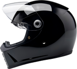 Casco BILTWELL Lane Splitter - Negro brillante - Mediano 1004-101-503 