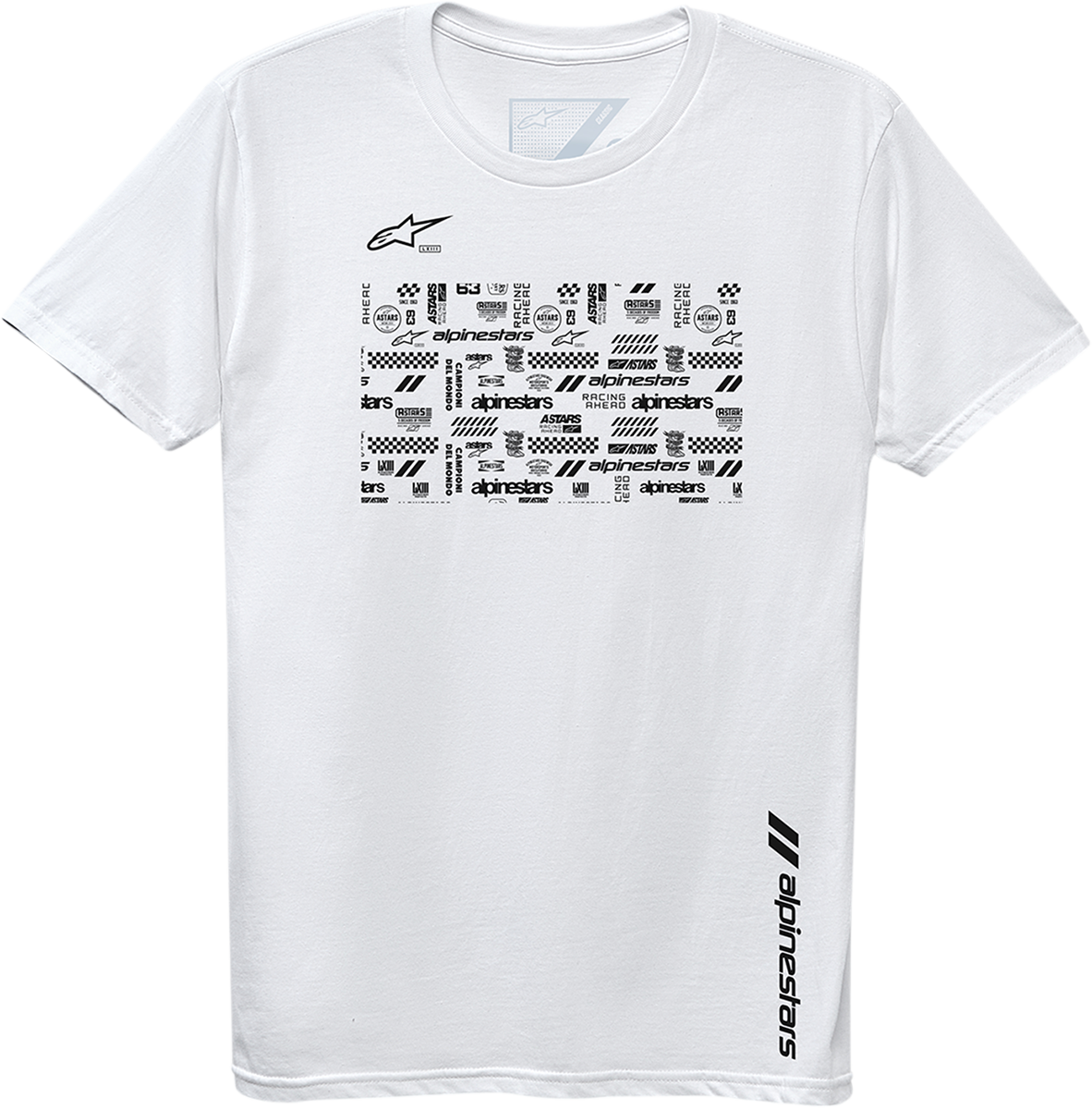Camiseta ALPINESTARS Chaotic - Blanca - 2XL 123072109202X