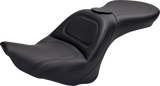 Asiento SADDLEMEN - Explorer - Con respaldo - Cosido - Negro - FL/FX '06-'17 806-12-030