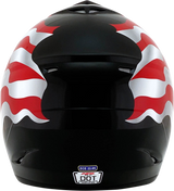 Casco de motocicleta AFX FX-17 - Bandera - Negro - 4XL 0110-7632