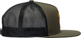 Gorra de camionero Bolt de ALPINESTARS - Militar/Negra - Talla única 1213810146910OS
