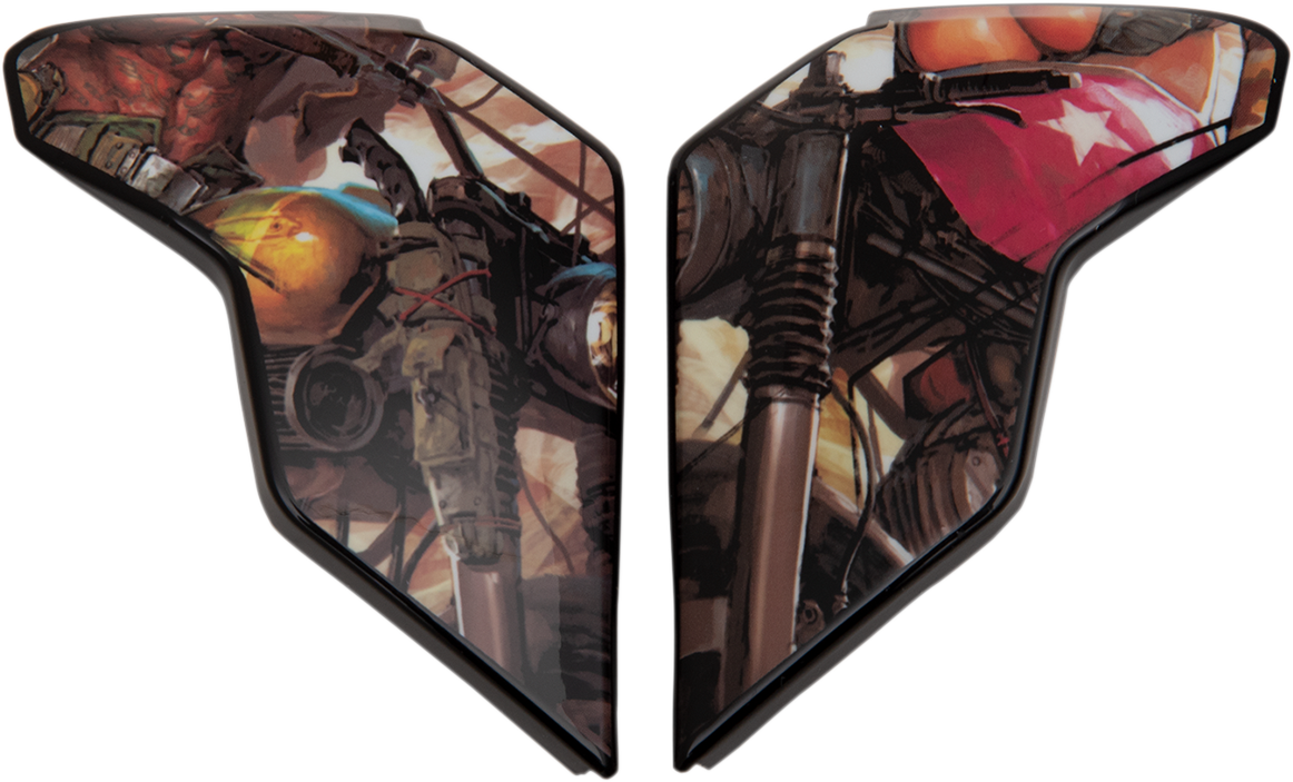 Placas laterales ICON Airflite™ - Pleasuredome3 - Marrón 0133-1223