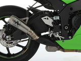 71928PRI  Arrow Pro-Race Slip-on Exhaust, Nichrome for Kawasaki ZX-10RR 2021-2025