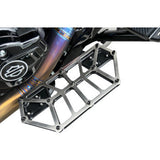 Estribos KODLIN USA NXL - Negros con cubierta de acero inoxidable para Harley-Davidson K73253