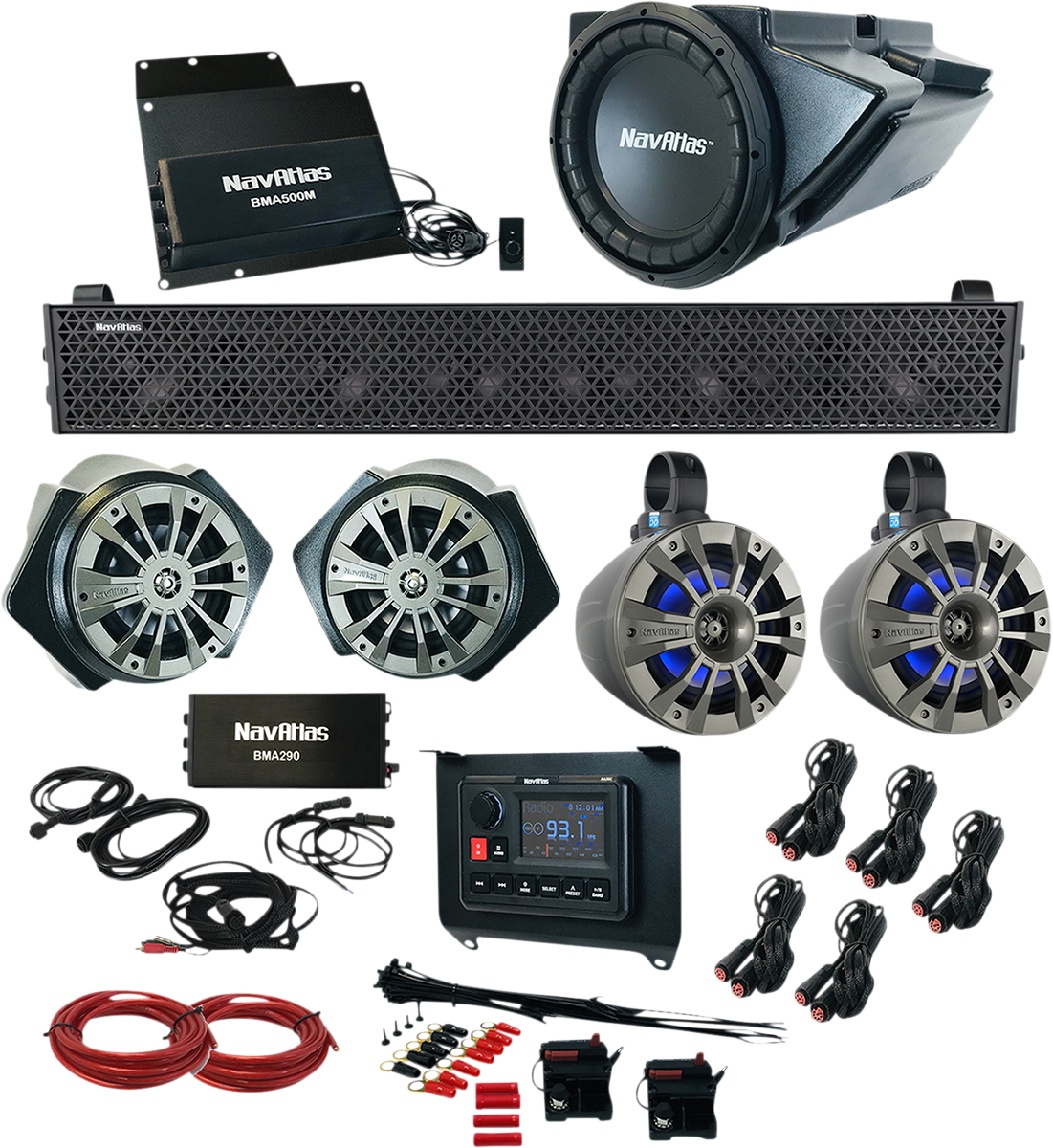 Kit de audio NAVATLAS - Zona 5 - Turbo RZR1ZONE5 