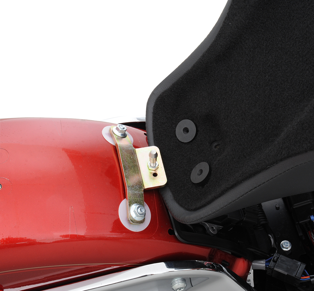 Asiento EZ-Solo de DRAG SPECIALTIES - Liso - Cuero reflectante solar - FLST 0802-0804 '07-'17