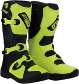 Botas MOOSE RACING M1.3 - Negro/Amarillo de alta visibilidad - Talla 3 3411-0446 