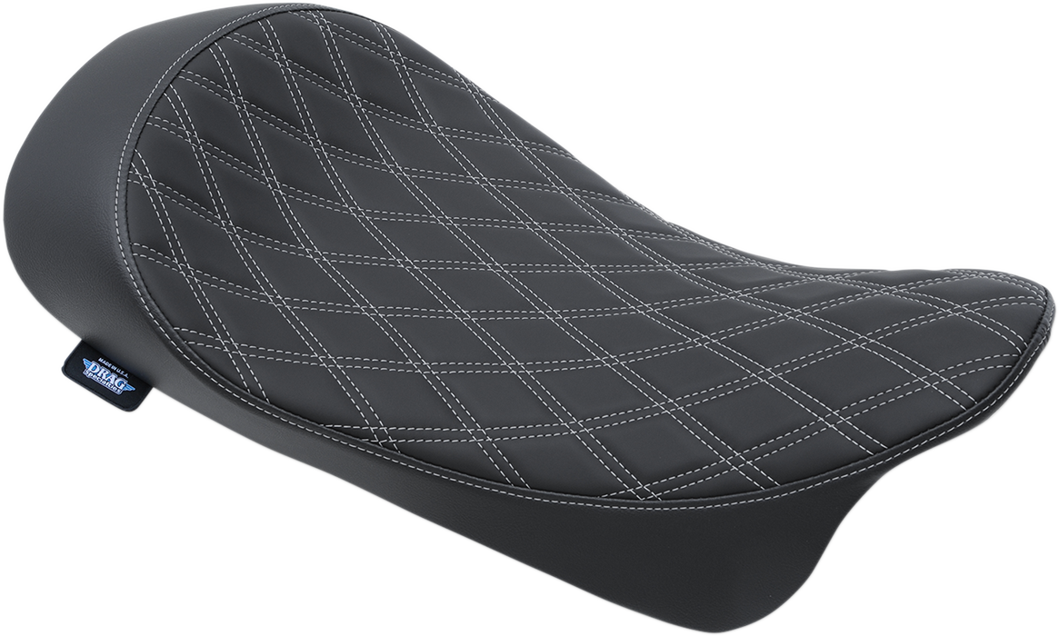 ESPECIALIDADES DE DRAG Asiento individual bajo - Doble diamante - Costura plateada - FL '08-'22 0801-1153