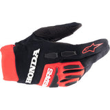 Guantes ALPINESTARS Honda Full Bore - Rojo brillante/Negro - 2XL 3563823-3031-2X