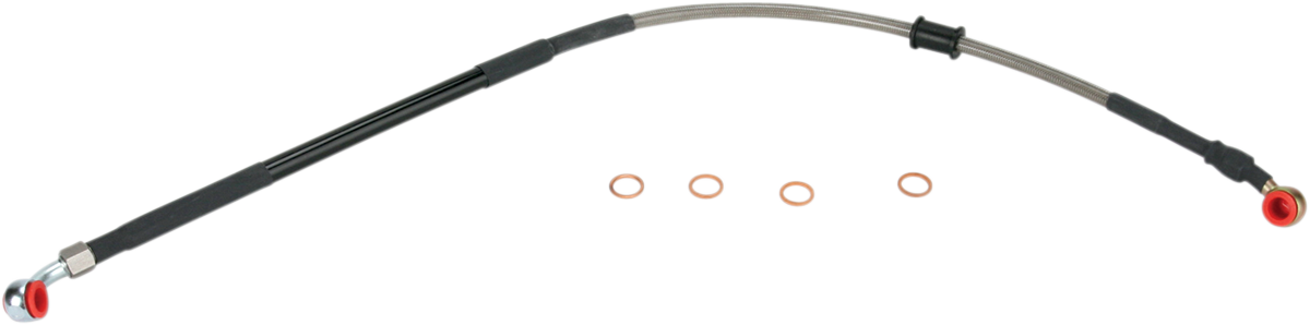 Latiguillo de freno MOOSE RACING - Trasero - Acero inoxidable - CRF450R H02-2027 