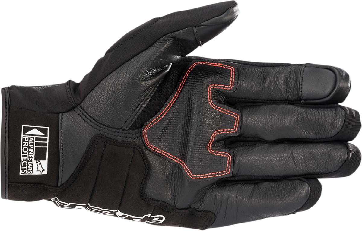 Guantes ALPINESTARS Honda SMX Z Drystar® - Negro/Rojo Brillante - Grande 3527321-1303-L