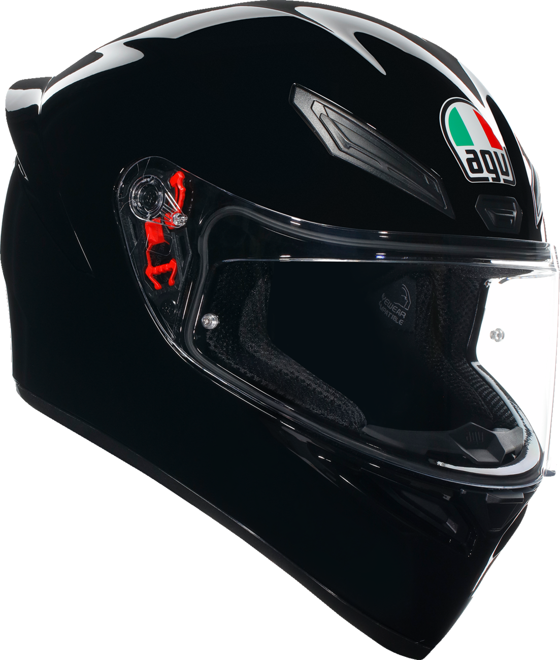 Casco de moto AGV K1 S - Negro - Talla pequeña 2118394003027S