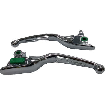 Palancas DRAG SPECIALTIES - Ranuradas - Cromadas Glide 2021-2024 H07-0607C 0610-2255 