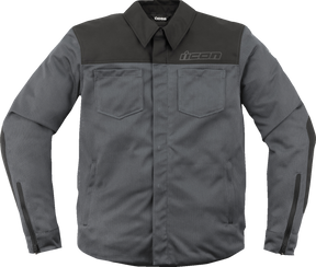 ICON Upstate Mesh CE Jacket - Gray - Small 2820-6223