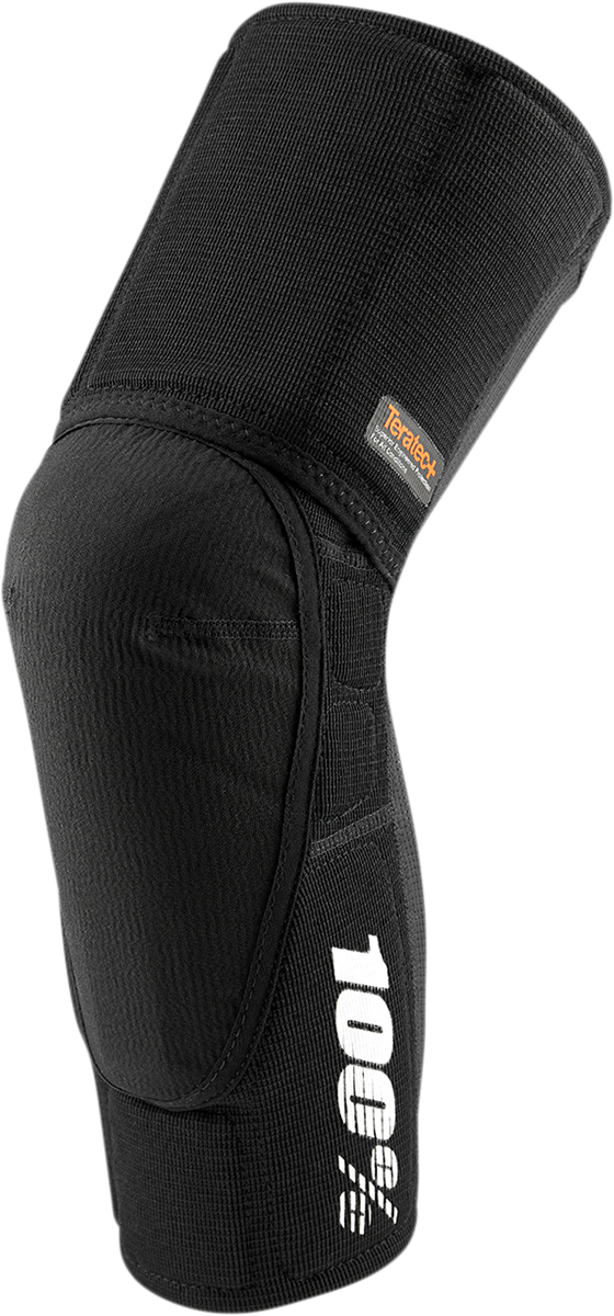 Rodilleras 100% Teratec Plus - Negras - Talla pequeña 70005-00001