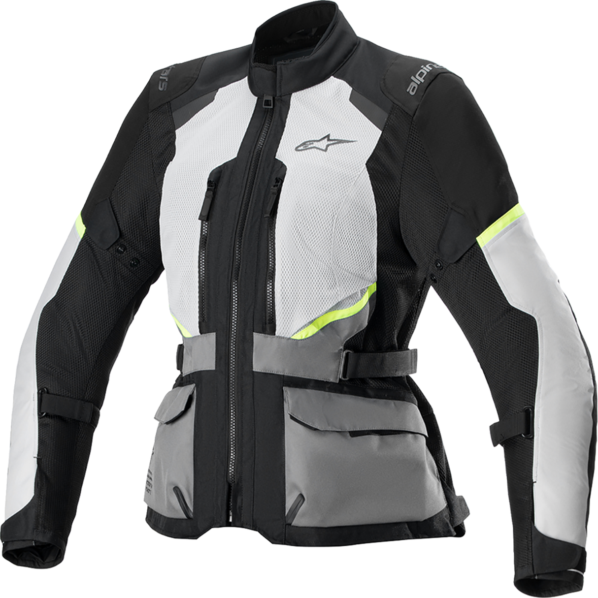 Chaqueta ALPINESTARS Stella Andes Air Drystar® para mujer - Gris hielo/Gris oscuro/Negro - XL 3210224-9191-XL