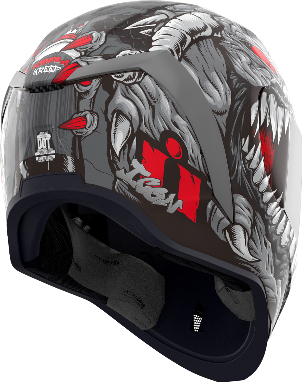 Casco ICON Airform™ - Kryola Kreep - MIPS® - Plateado - XL 10116957