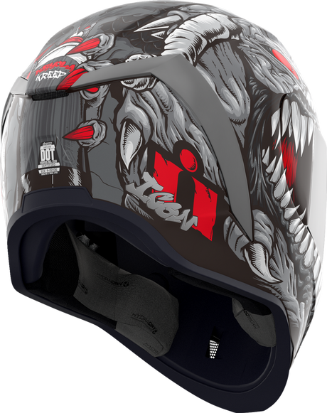 ICON Airform™ Motorcycle Helmet - Kryola Kreep - MIPS® - Silver - 3XL 10116959