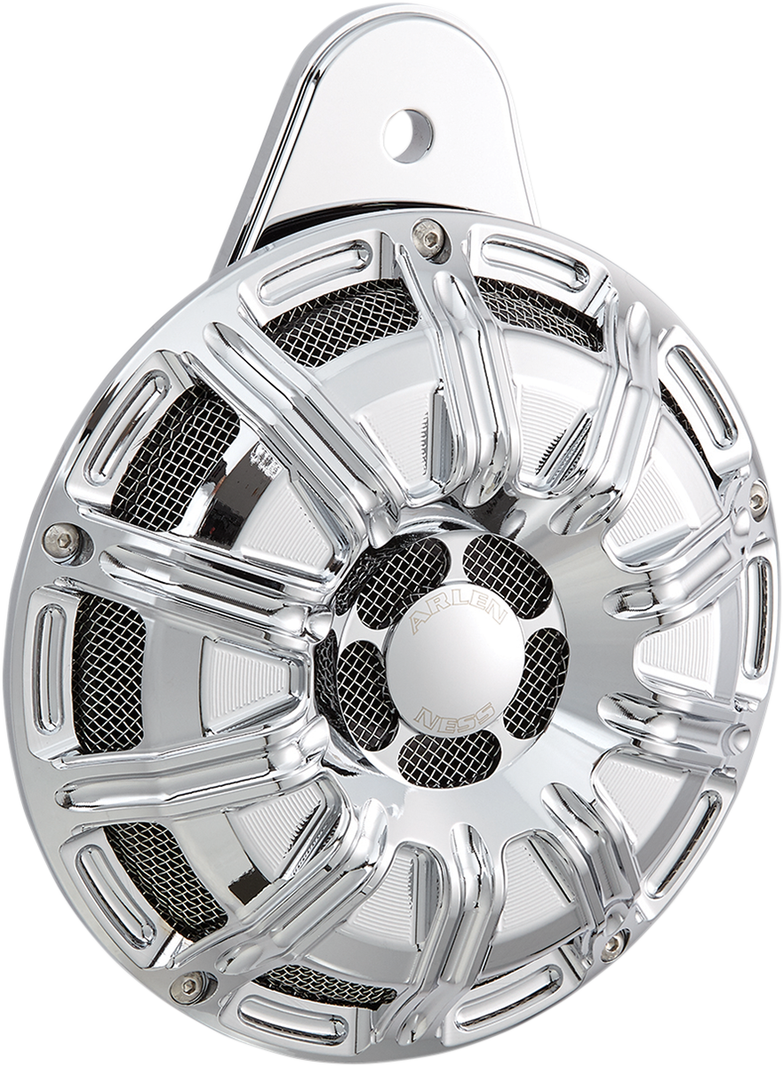 Bocina personalizada Arlen Ness - Calibre 10 - Cromada - Universal 70-251 