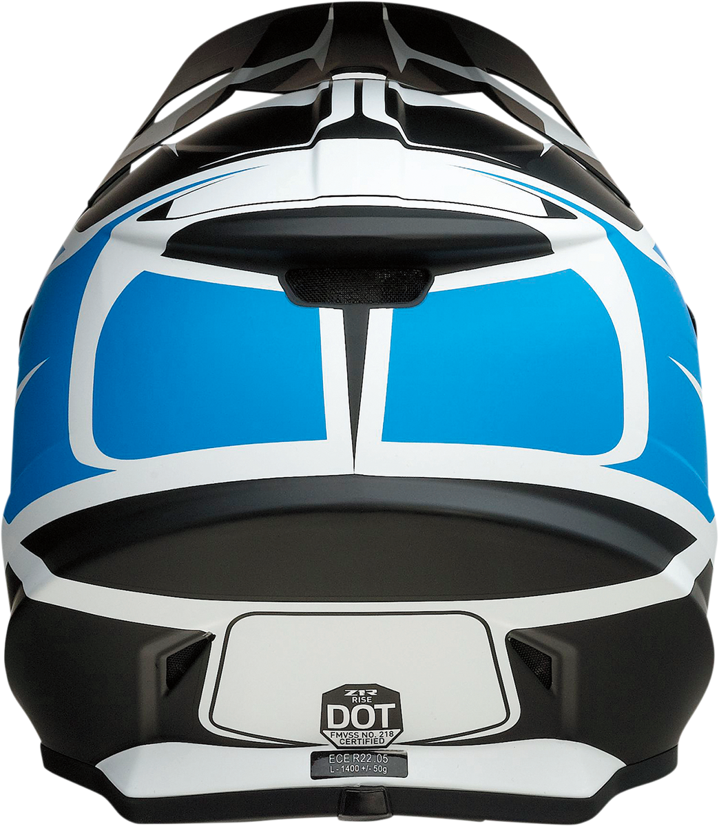 Casco de moto Z1R Rise - Llama - Azul - Pequeño 0110-7249 
