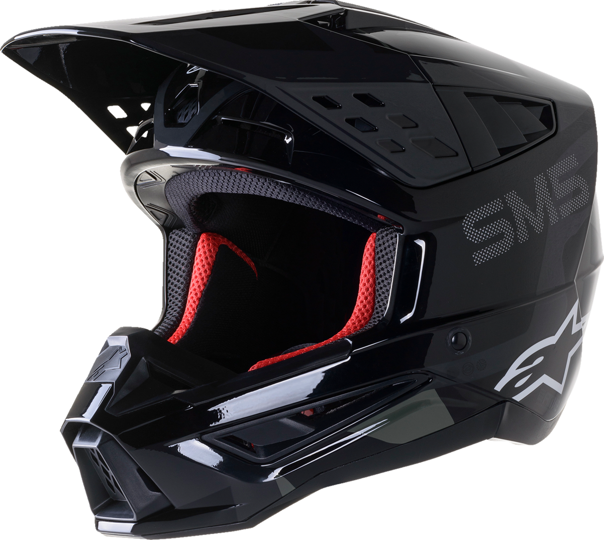 Casco de motocicleta ALPINESTARS SM5 - Rover - Negro/Antracita/Camuflaje - Grande 8303921-1185-LG