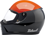 Casco BILTWELL Lane Splitter - Naranja brillante/Gris/Negro - Mediano 1004-550-103 