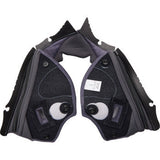 Almohadillas para mejillas AGV Pista GP RR - Gris/Amarillo - Grande 2018500056499L