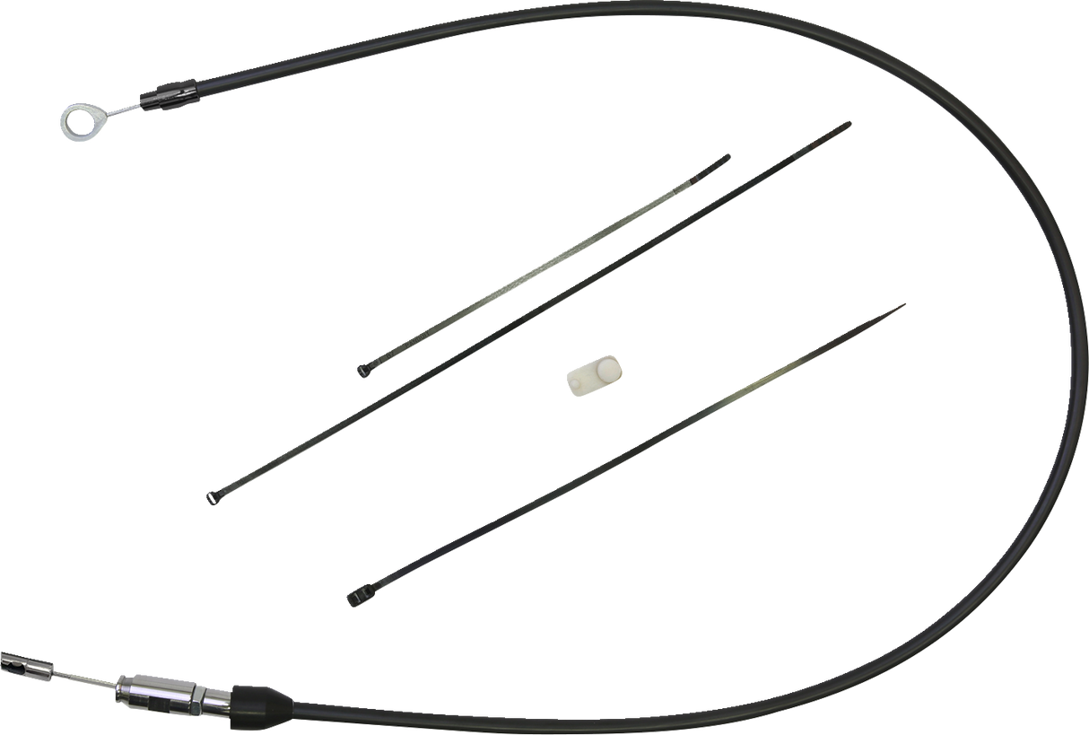 Cable de embrague DRAG SPECIALTIES - Superior - 38" - Negro/Negro 6323404HE