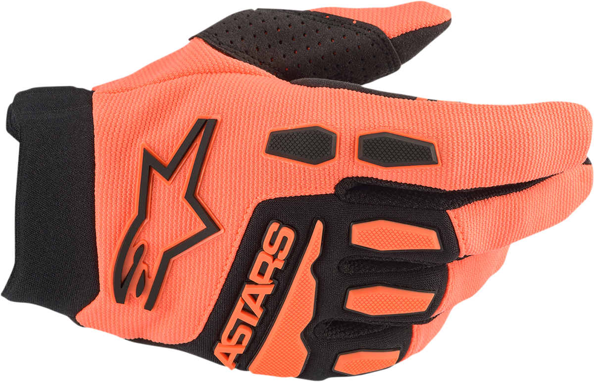 Guantes ALPINESTARS para jóvenes - Naranja/Negro - Talla L 3543622-41-L